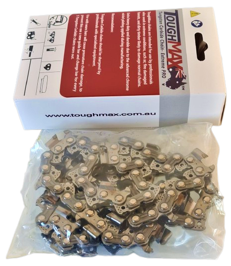1x Bar 1x Tungsten Carbide Chain for Stihl smaller saws MS170 to MS211, 16 inch .043 3/8 55DL ToughMax!