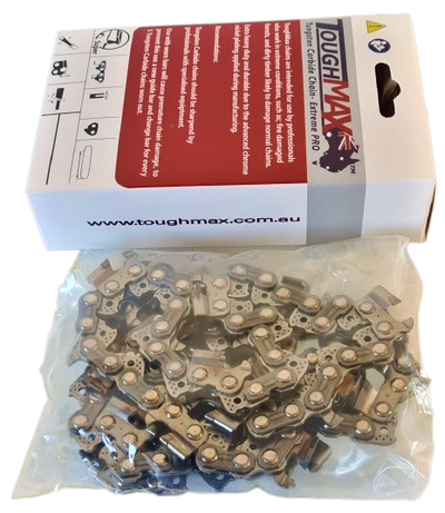 1x Bar 1x Tungsten Carbide Chain for Stihl smaller saws MS170 to MS211, 16 inch .043 3/8 56DL ToughMax!