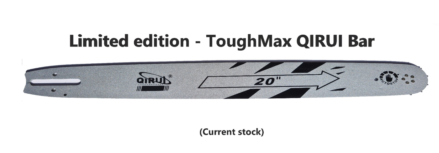 Husqvarna 20 inch 1x Chainsaw Bar + 1x Tungsten Carbide Chain 3/8 .058 72DL for most Husqvarna models with 20 inch bar ToughMax!