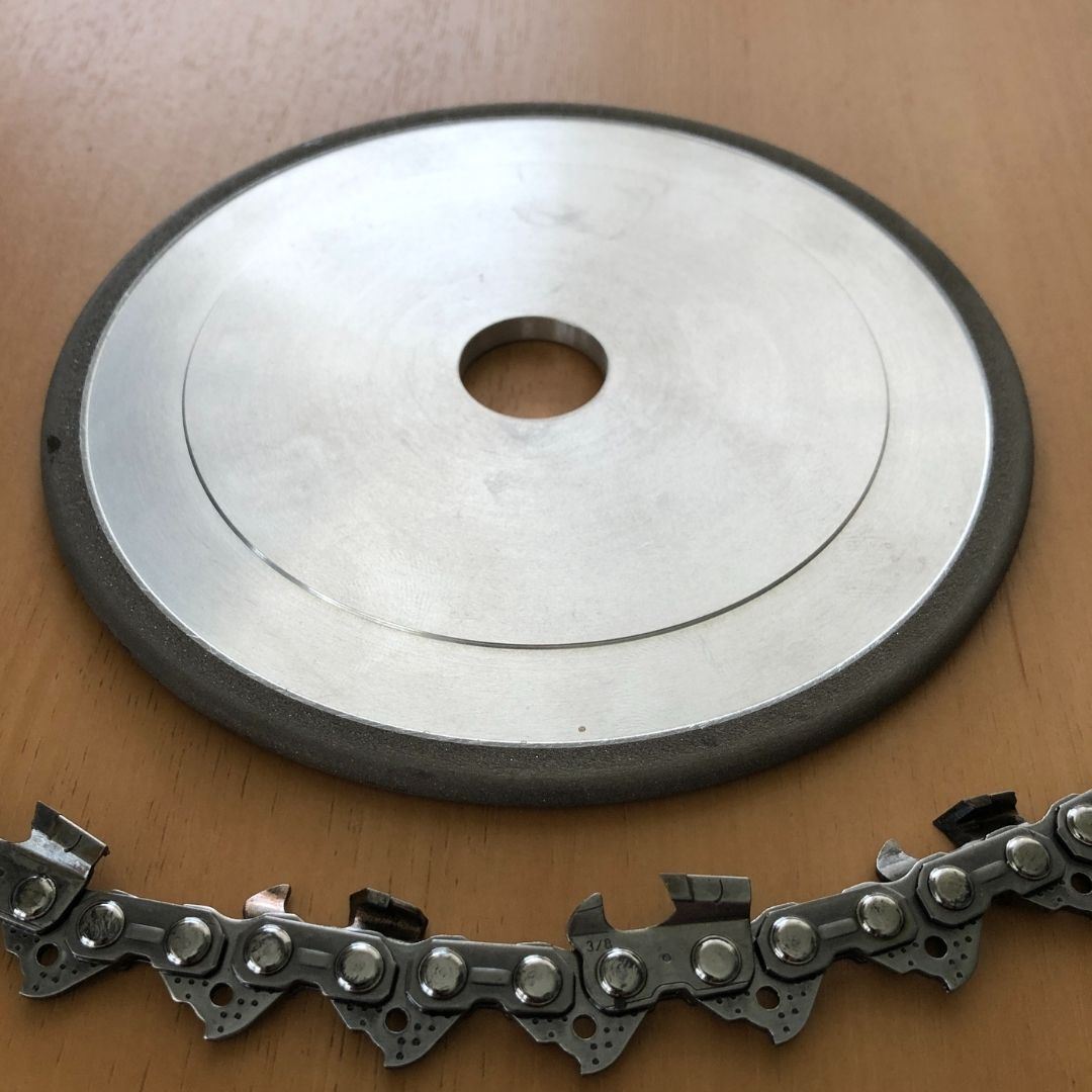 Diamond Disc Size Diamond Sharpening Disc 145mm for all sizes Chainsaw Chain – ToughMAX